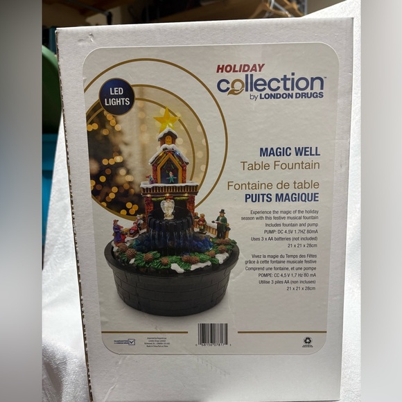 Holiday Collection Magic Well Table Fountain - Picture 1 of 2